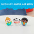 Playskool Weebles My Best Friends - Weeble Wobble Preschool Toy for Toddlers, 2 Weebles Characters + 1 Weebles Pet Dog for Kids Ages 12 Months and...
