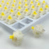 kutethy Gateron Milky Yellow Pro V2 Switches, Pre-lubed Linear 5 pin for All MX Mechanical Keyboard (72PCS, Milky Yellow Pro)...