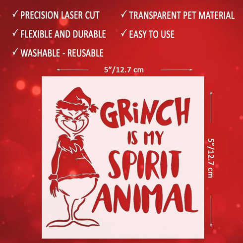Christmas Stencils for Painting on Wood - Cartoon Character, Merry Christmas Stencil and More - Stencils for Crafts Reusable for Canvas, Fabric, W...