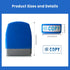 Self Inking Office Stamp Set for Approved Paid Completed Copy Faxed Scanned 8 PCS Stamps Busines Stamps Message Account Work Stamp...