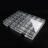 36 Grids Clear Plastic Organizer Box, Craft Storage Container for Beads Organizer, Art DIY, Crafts Jewelry Storage, Fishing Tackles, Rock Collecti...