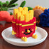 Food Building Blocks Set Toys Mini Building Blocks Fast Food Building Bricks Toy Micro Block Building Set Gift for Kids and Adults-234 PCS(French ...