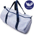 Kids Travel Overnight Bag Seersucker Carry On Lightweight Weekender Duffel Bag for Boys and Girls (Navy)...