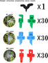 90 pcs, 90/180/360 Angle Sprinklers Miniature Garden Lawn Water Spray Atomization Sprinkler Nozzle Irrigation System Plant Waterer Garden Irrigati...