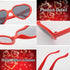 Dollger Heart Sunglasses Heart Effect Diffraction Glasses Festival Accessories Party Rave Lights Glasses Love Gift...