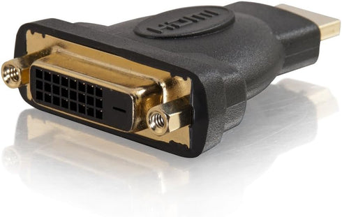 C2G 40745 Velocity DVI-D Female to HDMI Male Inline Adapter, Black...