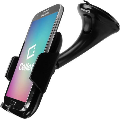 Cellet Windshield Car Phone Holder Mount, Dashboard Phone Holder Compatible for iPhones, and Android Smartphones...