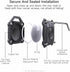 Waterproof Holder Case for Airtag 4 Pack Screw Full cover Shockproof Compatible with Apple Air tag tracker key ring protective for Luggage, Backpa...