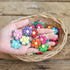 Handmade 100 Pcs Lovely Mulberry Paper Flowers 30x30mm Scrapbooking Wedding DIY Craft Supplies Card Paper Flowers Craft Projects (10 Colors)...