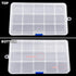 DUOFIRE Plastic Organizer Container Storage Box Adjustable Divider Removable Grid Compartment for Jewelry Beads Earring Container Tool Fishing Hoo...