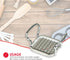 French Fry Cutter By Home Basics, French Fry Cutter Stainless Steel French Fry Slicer | With Easy Grip Handles,Silver...