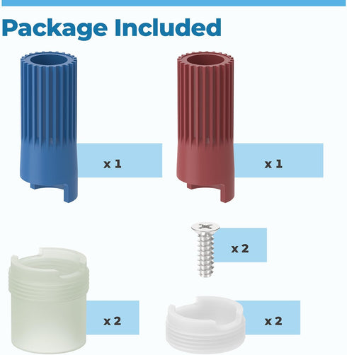 97479 Faucet Repair Kit Replacement for Moen Monticello Widespread Bathroom Sink Faucet Stem Extension Kit...