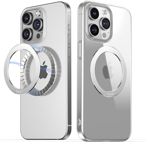 Magnetic Ring Sticker for Magsafe Phone Magnet 2 Pack, Upgrade Bulit-in Magnet for Wireless Charging, Phone Case, Car Holder, Compatible Universal...