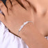 Gempires Natural Moonstone Bar Bracelet, New Beginning Gemstone, June Birthstone Jewelry, Perfect Gift, Adjustable 7 to 8-inch Chain (Moonstone)...