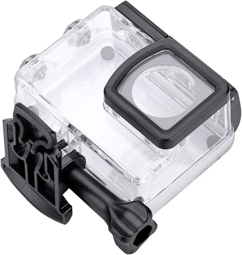 sjcam sj6 Legend 4k Water case-Acouto Waterproof Housing Case,2.9x2.4x1.3in Transparent Underwater Diving Housing Waterproof Camera Case for SJCAM...