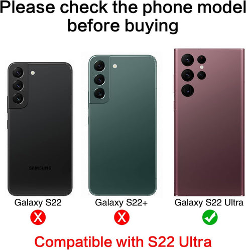 2PCS ASDAWN for Galaxy S22 Ultra Back Rear Camera Lens Glass Replacement for S22 Ultra 6.8 Inches Back Glass Camera Lens Repair kit,with Free Lens...