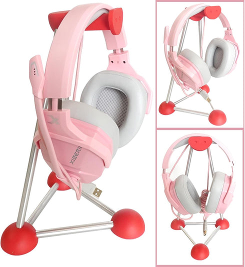 Headphone Stand, Desktop Headset Holder, Desk Earphone Stand, Gaming Headsets, for SteelSeries / Logitech / HyperX / Sony / Beats / Sennheiser / A...