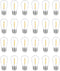 24-Pack String Light Bulbs, S14 Outdoor Waterproof Replacement Bulb, E26 Base Bulbs, 1W 120V, 2700K Warm White...