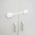Child Safety Locks (White) - Set of 6 - Prevents Injury and Opening (Oven) Doors, (Kitchen Sink) Cabinets, Toilet Seats, etc. - No Tools or Screws...