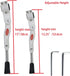 Adjustable Bicycle Kickstand Aluminium Alloy Bike Kickstand for Bike 22"-27" and 700 Road Bike...