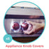 Toddleroo by North States - Appliance Knob Covers for Baby Proofing: Stove Knob Safety Covers - 5 Pack - Clear...