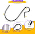 HNYYZL 50Pcs S Hooks, Heavy-duty S Shaped Hook Connectors Corrosion Protection Metal Hangers Hanging Hooks, Fixed Securely and Not Slip Off, Suit ...
