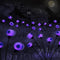 2PACK Scary Eyeballs Solar Garden Lights Halloween Decorations Outdoor,Swaying Firefly with 12LED Purple Spooky Lights - Waterproof Ornaments Sola...