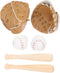 Vaguelly 2 Sets Pretend Play Accessories Baseball Keychain Baseball Toys for Kids Glove Baseball Outside Toys Softball Party Favors Backpack Keych...