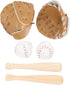Vaguelly 2 Sets Pretend Play Accessories Baseball Keychain Baseball Toys for Kids Glove Baseball Outside Toys Softball Party Favors Backpack Keych...