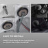 AMI PARTS 349241T Rear Drum Support Roller Kit -180 days warranty-Compatible with Whirl-pool Ken-more Dryers-Replaces 26000349241, 337089, 3389901, 349241T, 99989679, AP3098345