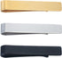 SHUYUE 3 Pc Set 1.9 Inch Skinny Tie Bar Clip - Silver,Black,Gold...
