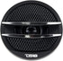 DS18 TX1S Tweeter X1 1.38-inch 200 Watts Max Pei Dome Ferrite Tweeters with Mounting Kit Angle, Flush, & Surface - Set of 2 (Black/Silver)......