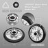 AMI PARTS 349241T Rear Drum Support Roller Kit -180 days warranty-Compatible with Whirl-pool Ken-more Dryers-Replaces 26000349241, 337089, 3389901, 349241T, 99989679, AP3098345