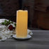 Outdoor Waterproof Candles Battery Operated 3'' x 7'' Flameless Pillar Candle with Timer Flickering Plastic Electric LED Lights for Wedding Party ...