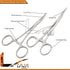 Pet Hemostat Forceps, Stainless Steel Ear Scissors For Dog And Cat, Ear Hair Clamp Scissors Tools, Straight And Bent, 5-inch...