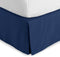 Bare Home Queen Bed Skirt - 15-Inch Tailored Drop Easy Fit - Bed Skirt for Beds - Center & Corner Pleats (Queen, Dark Blue)...