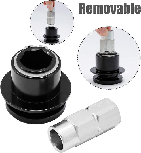 360° Steering Wheel Quick Release Disconnect Hub Kit with Bolts and Washer...