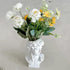 David Statue Vase - 6 Inch Greek Bust Head Aesthetic Planter White Home Decor Roman Style Resin Succulent Flower Planter Pot Sculpture Brushes Hol...
