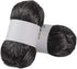 Black Metallic Yarn, 764 Yards, Cotton Nylon Blend, Yarn for Crochet, Knitting, 200g, Silver Glitter, DIY Sweater, Scarf, Hat, Wool, 100g/Set......