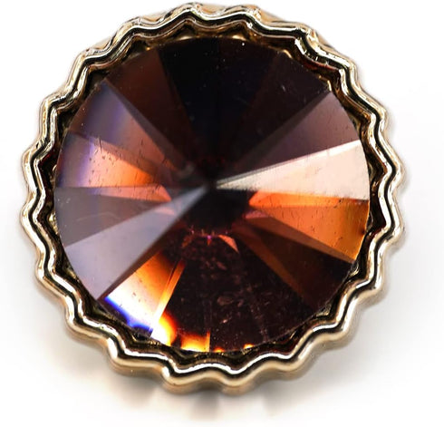 Decorative Red Rhinestone Resin Sewing Shank Buttons 50 pcs - 12.5mm, 1/2"...