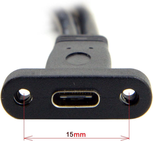 cablecc Single Port USB 3.1 Type C USB-C Female to USB 3.0 Motherboard 19pin Header Cable 40cm...