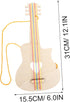 Toyvian 10 Pcs Child Guitar Mini Toys Miniature Guitar Miniature Guitar Toy Childrens Ukulele Unfinished Guitar Toy Crafts DIY Painting Guitar Toy...