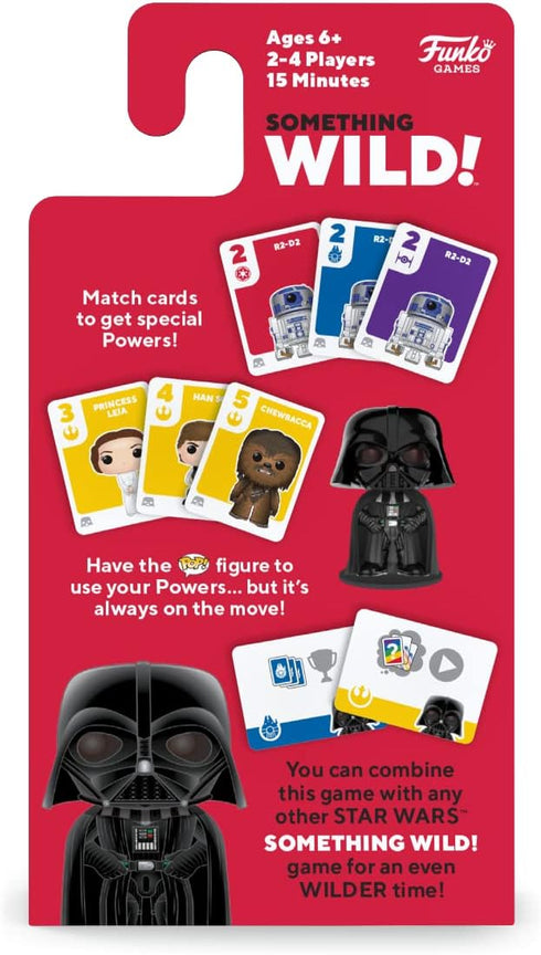 Funko Something Wild! Star Wars with Darth Vader Pocket Pop! Card Game for 2-4 Players Ages 6 and Up...