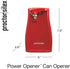 Proctor Silex Power Electric Automatic Can Opener for Kitchen with Knife Sharpener, Twist-off Easy-Clean Lever, Cord Storage, Red (75226)...