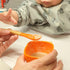 Avanchy Baby Bowls Silicone MINI Prep Bowl Set for Babies Kids Toddler for Feeding Food 4 oz, Black...