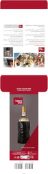 Vacu Vin Rapid Ice Active Cooler Wine Bottle Chilling Sleeve, Standard, Silver...