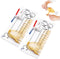 2 Set Tornado Spiral Potato Cutter Manual Slicer, Fry Vegetable Spiralizer Chips Maker with 4 stainless steel Sticks...