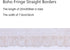 Boho Fringe Straight Borders Knotted Fringe Bulletin Board Border Strips 65.6 Feet x 2.99 Inch Boho Fringe Borders Decorations Tassel Fringe Trim ...