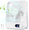 Travel Fan for Sleeping, Portable Fan for Travel Rechargeable with Digital Display, 100 Speed Wind Personal USB Fan with Variable Speed Knob, Smal...