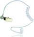 XFOX® M1PE1010 PTT Clear Acoustic Coil Tube Earpiece 1Pin 2.5mm Plug FBI Style Earphone with Push to Talk and Mic for Motorola Cobra Walkie Talkie...
